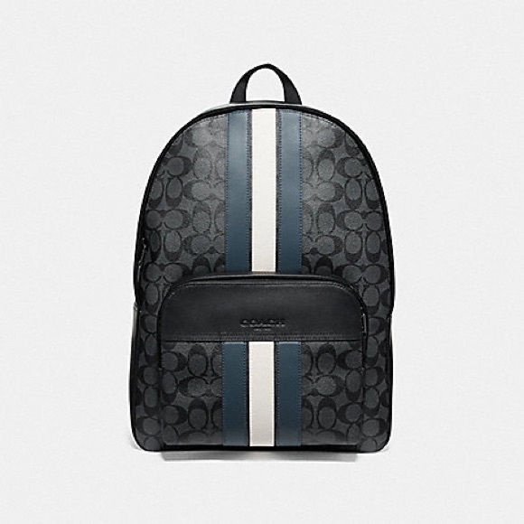 Coach | Bags | Coach Houston Backpack W Varsity Stripe | Poshmark Coach | Bags | Coach Houston Backpack W Varsity Stripe | Poshmark